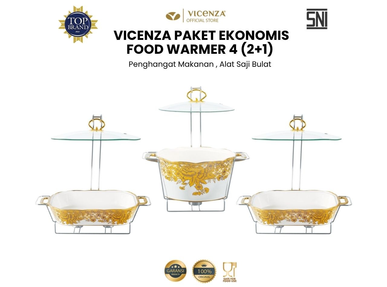 Paket Ekonomis Food Warmer 4 (2+1) Gemini
